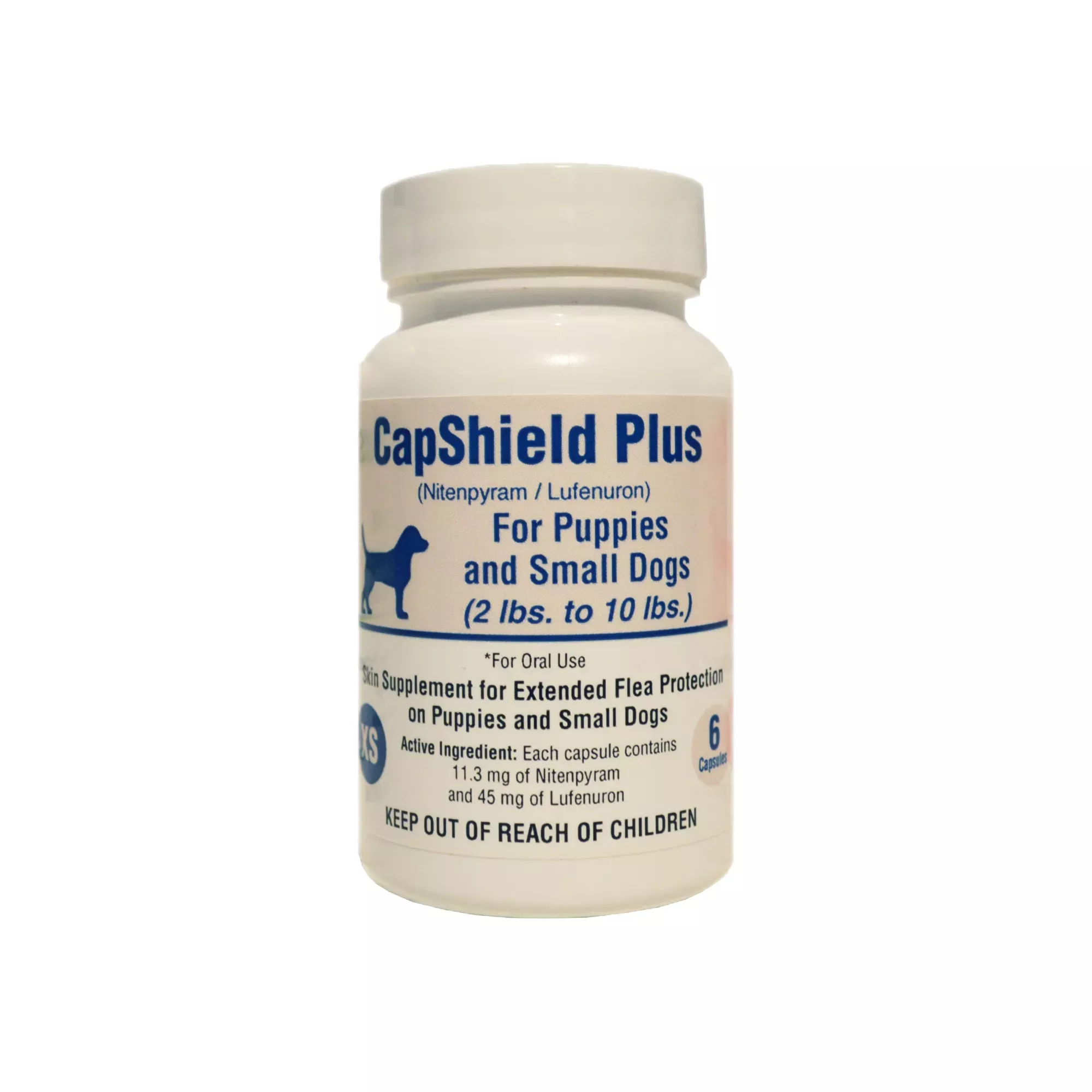 Capshield Plus Dog 2-10 LB 6ct