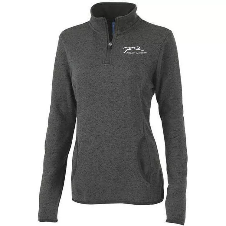 Charles River Women's Heathered Fleece Pullover