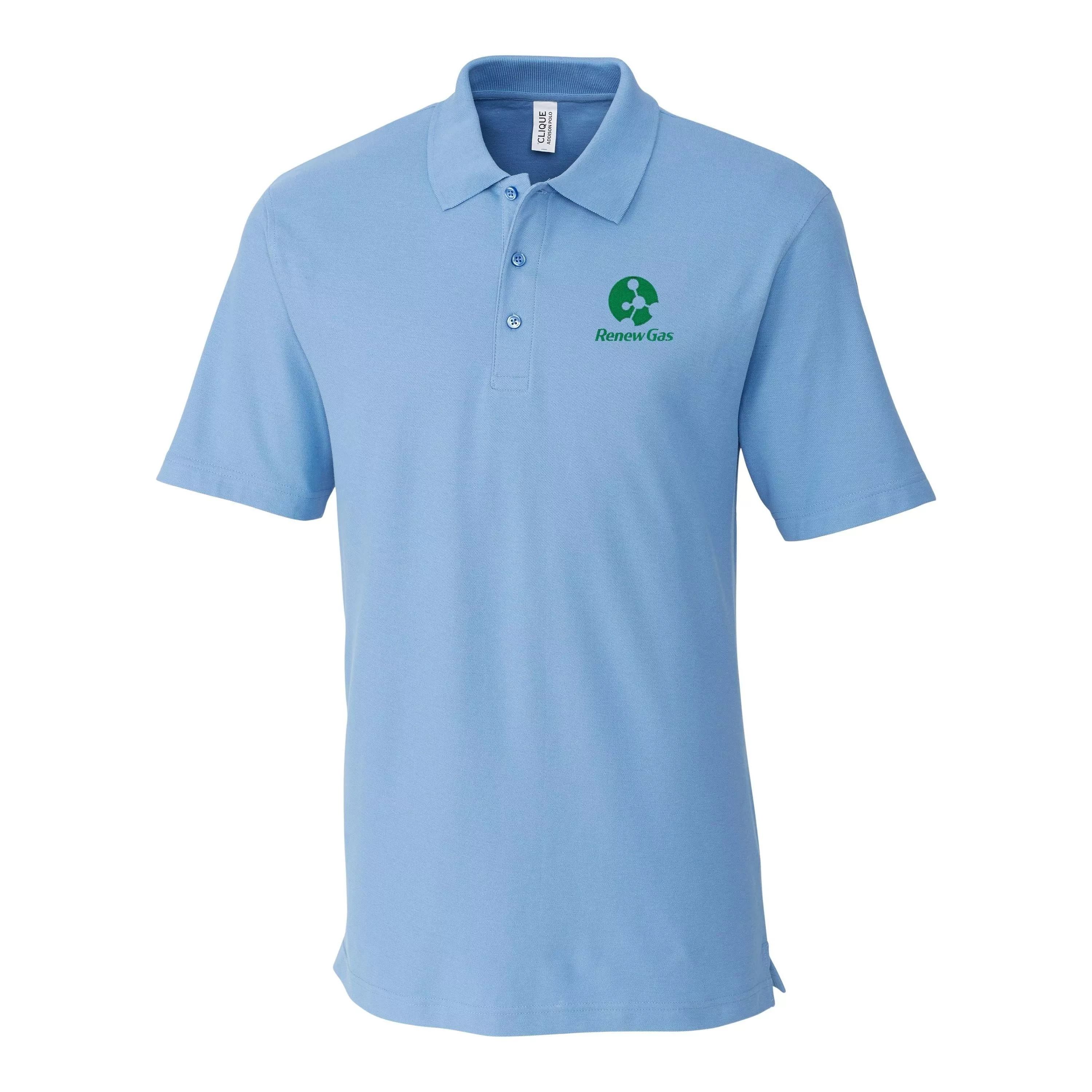 Clique Addison All Cotton Pique Short Sleeve Polo