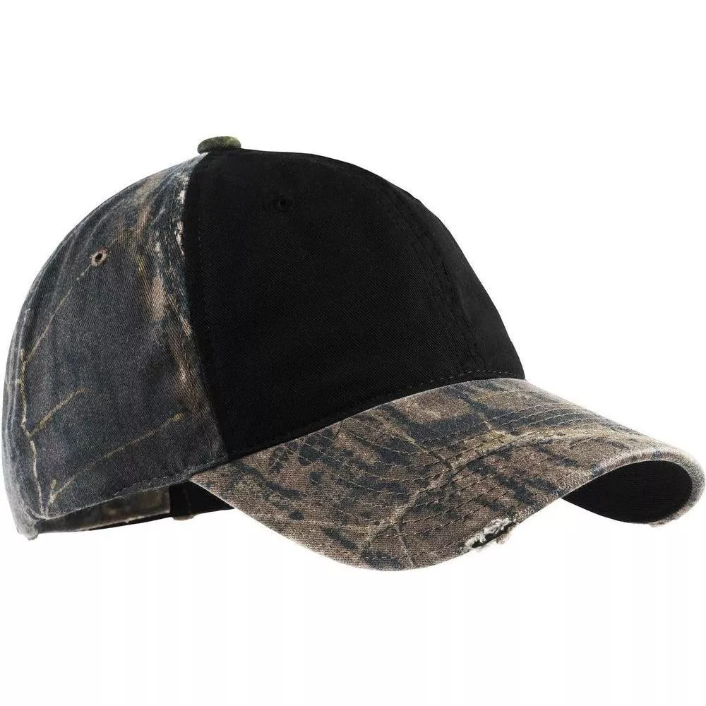 CLOSEOUT - Port Authority Camo Cap with Contrast Front