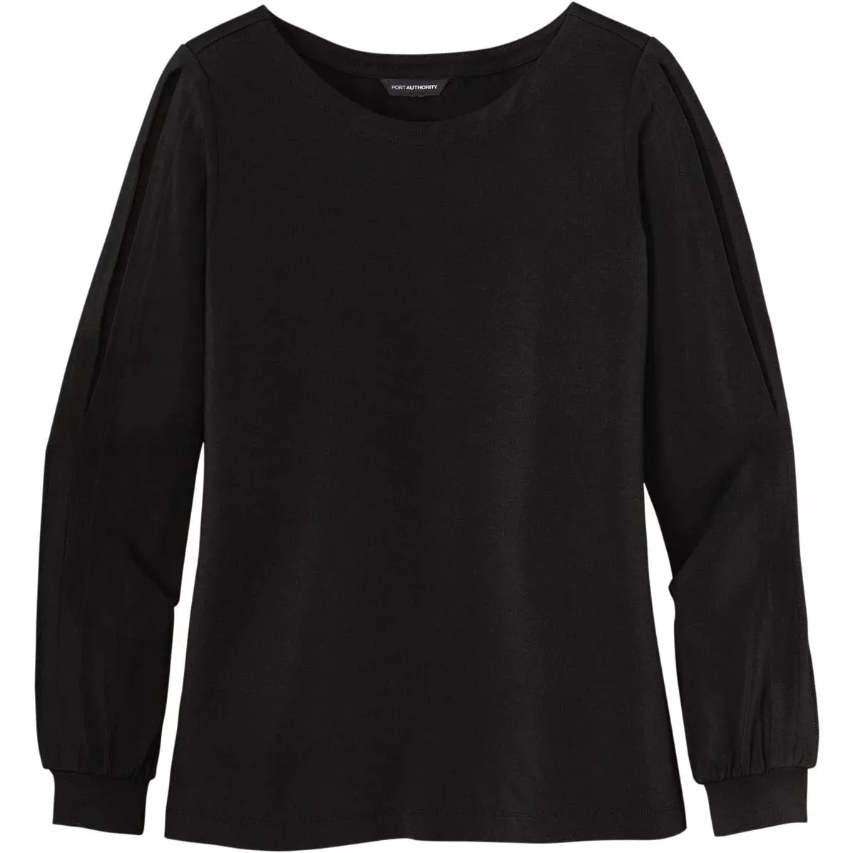CLOSEOUT - Port Authority Women's Luxe Knit Jewel Neck Top