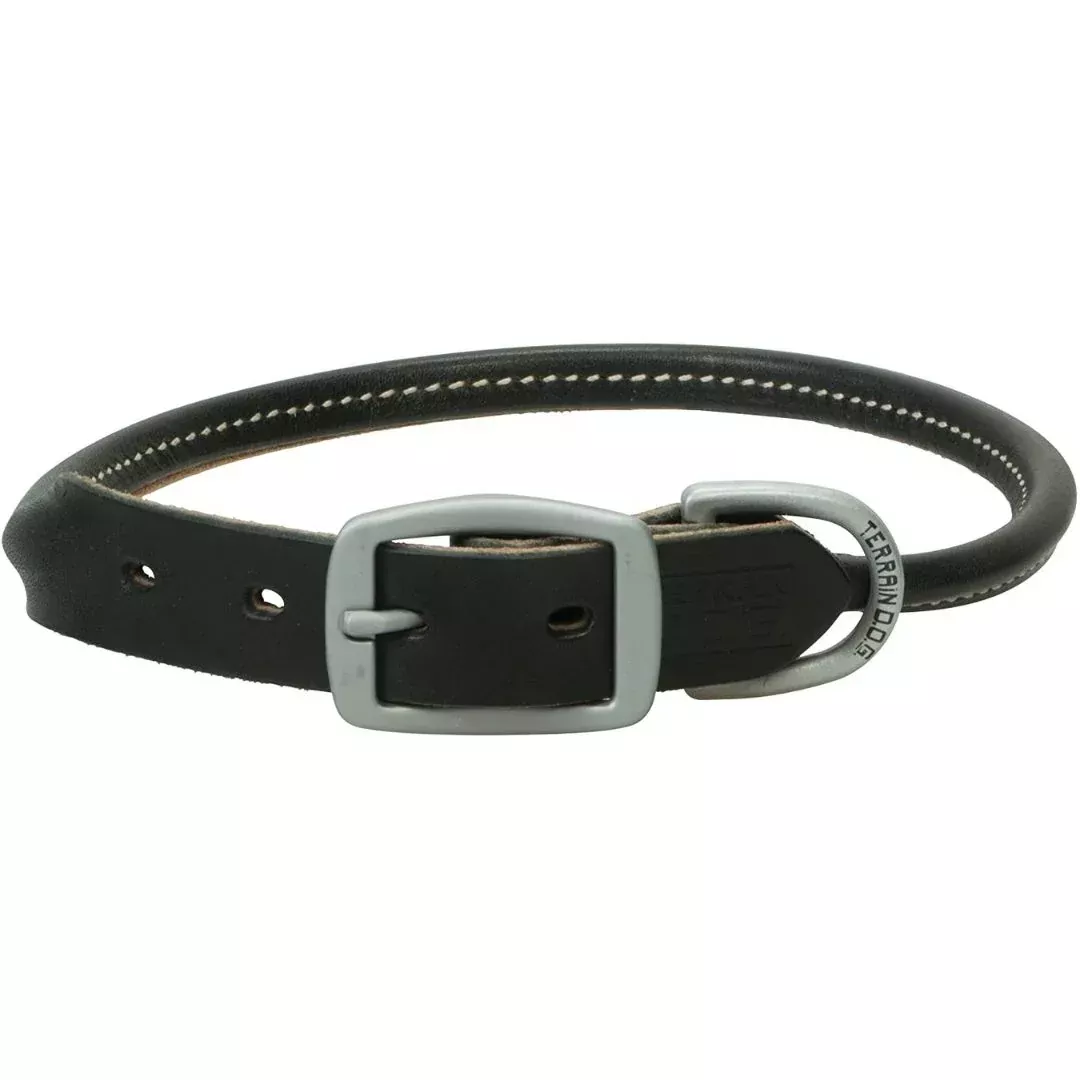 COLLAR ROLLED BLACK 25"