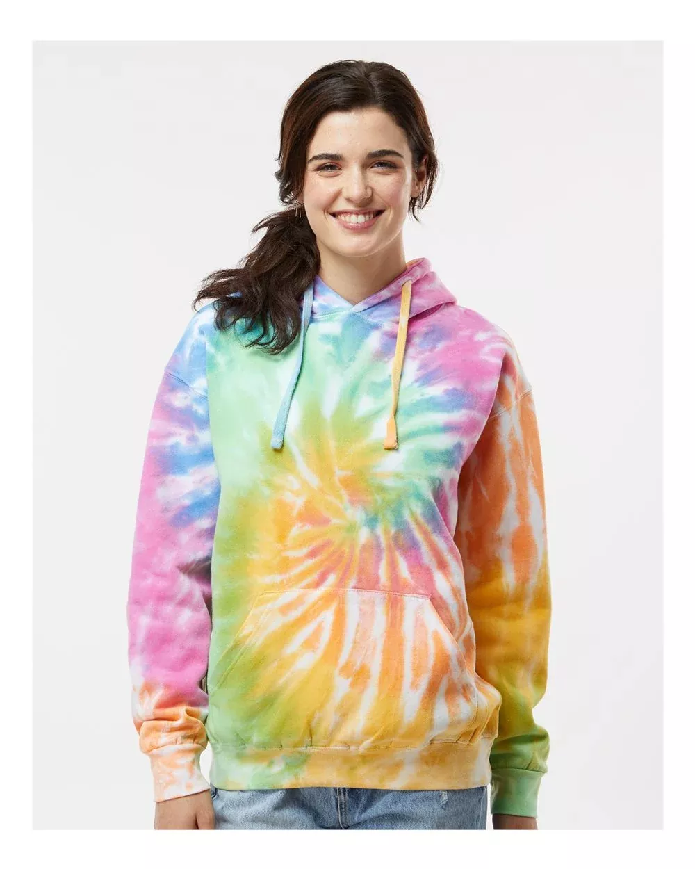Colortone Tie-Dyed Hooded Sweatshirt