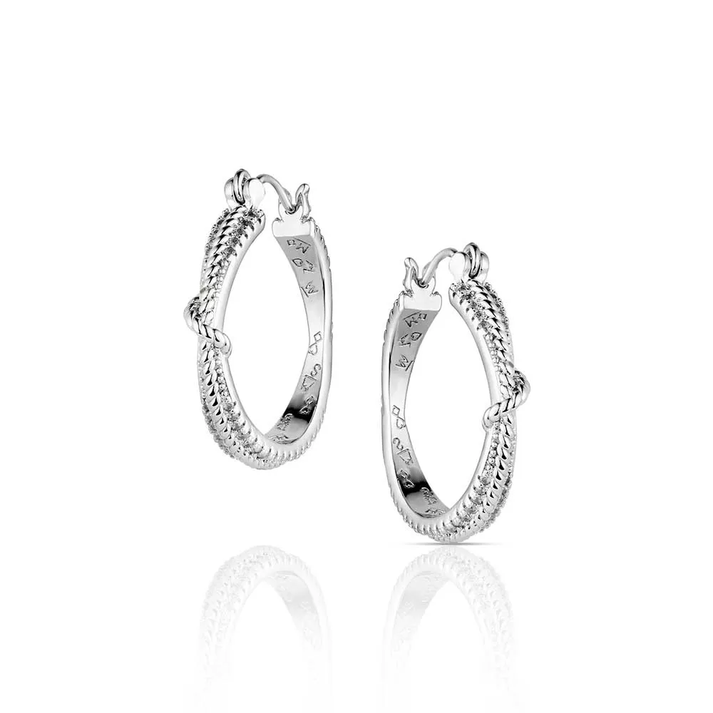 Cowgirl Ice Hoop Earrings