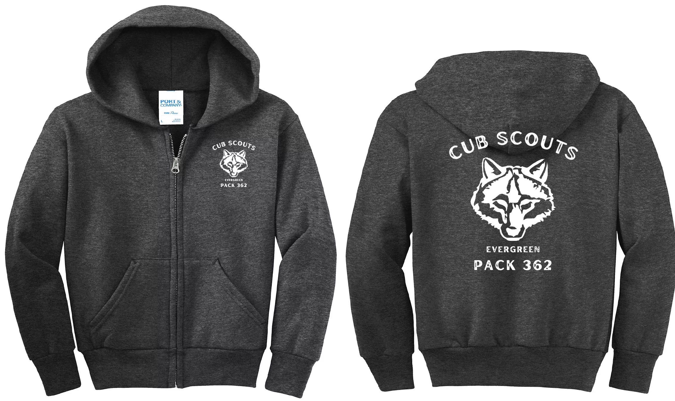 Cub Scout 362 - zs9002 Premium Zipper Hoodie