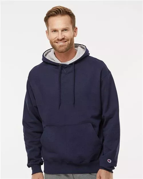 Custom Embroidered - Champion - Unisex Cotton Max Hooded Sweatshirt - S171