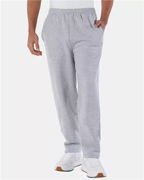 Custom Embroidered - Champion - Unisex Powerblend Open-Bottom Sweatpants with Pockets - P800