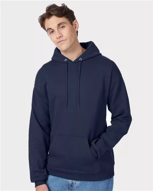 Custom Embroidered - Hanes - Unisex EcoSmart Hooded Sweatshirt - P170