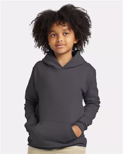 Custom Embroidered - Hanes - Youth EcoSmart Hooded Sweatshirt - P473