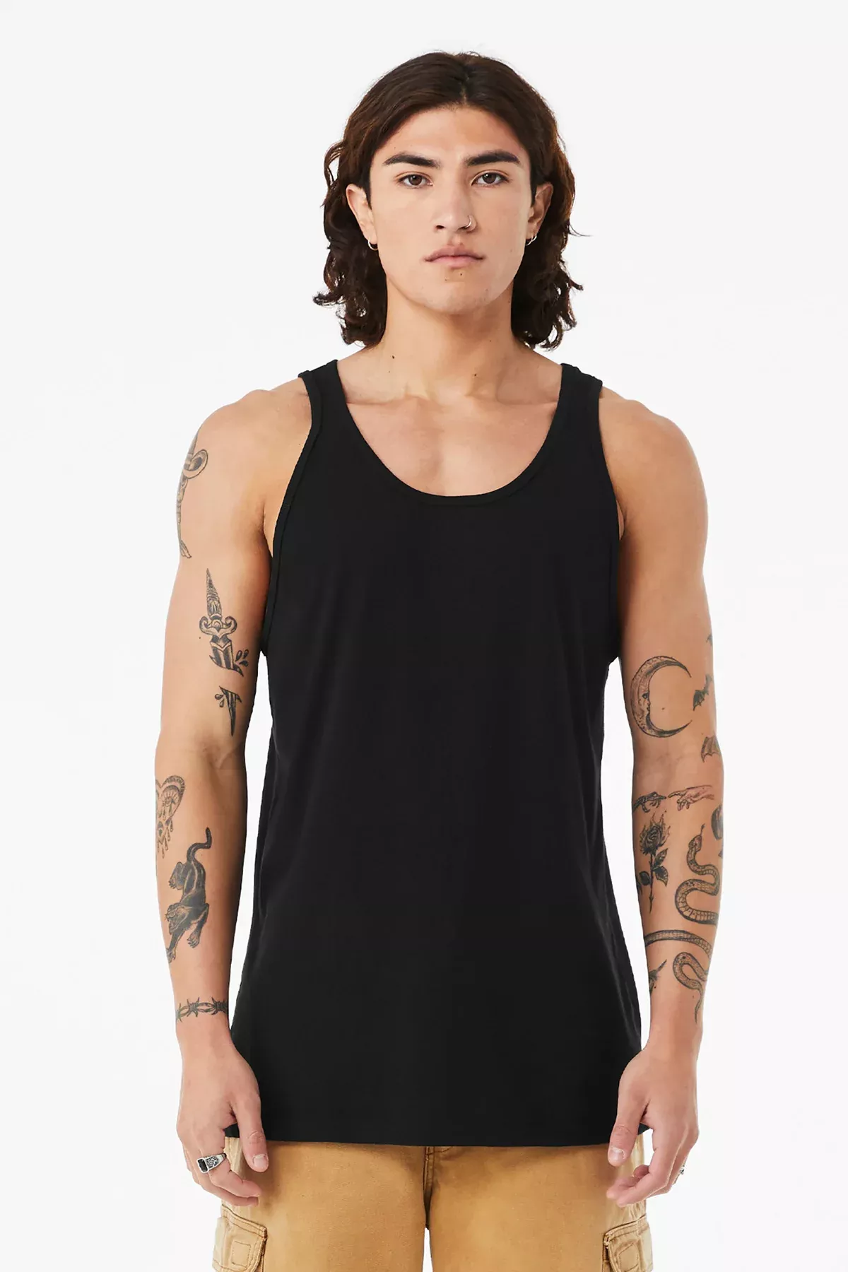Custom Embroidery or DTF Print - BELLA+CANVAS Unisex Heather CVC Tank BC3480CVC