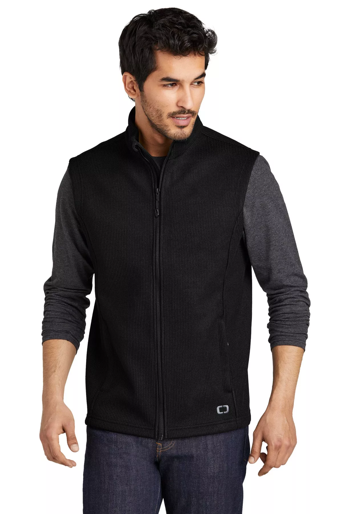 Custom Embroidery or DTF Print - OGIO Grit Fleece Vest OG730