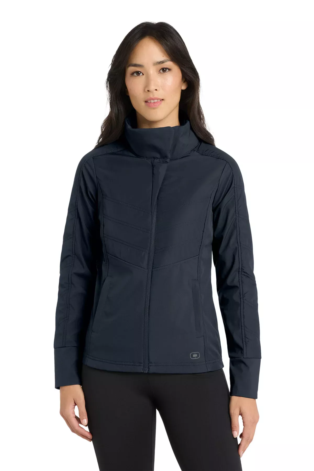 Custom Embroidery or DTF Print - OGIO Women's Brink Soft Shell. LOE722