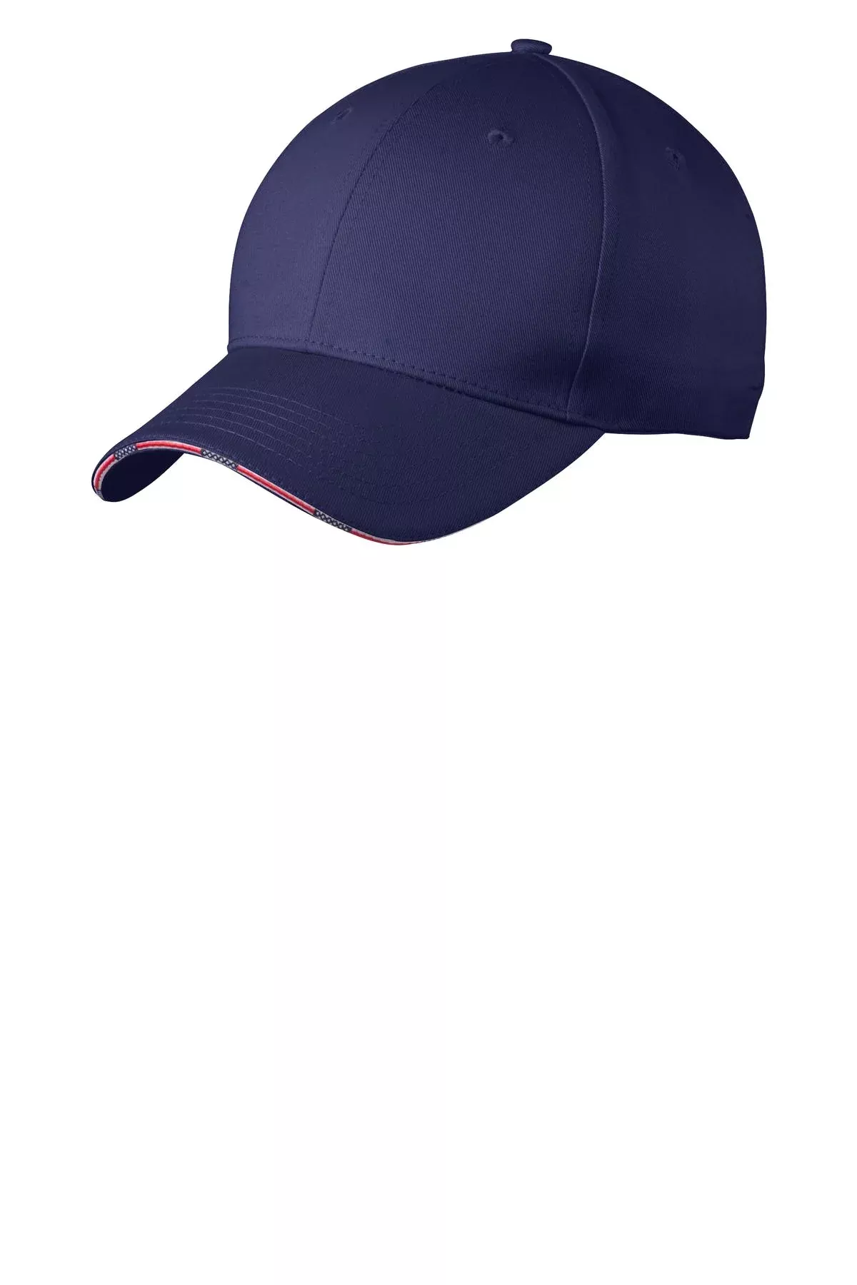 Custom Embroidery or DTF Print - Port Authority Americana Flag Sandwich Cap. C829