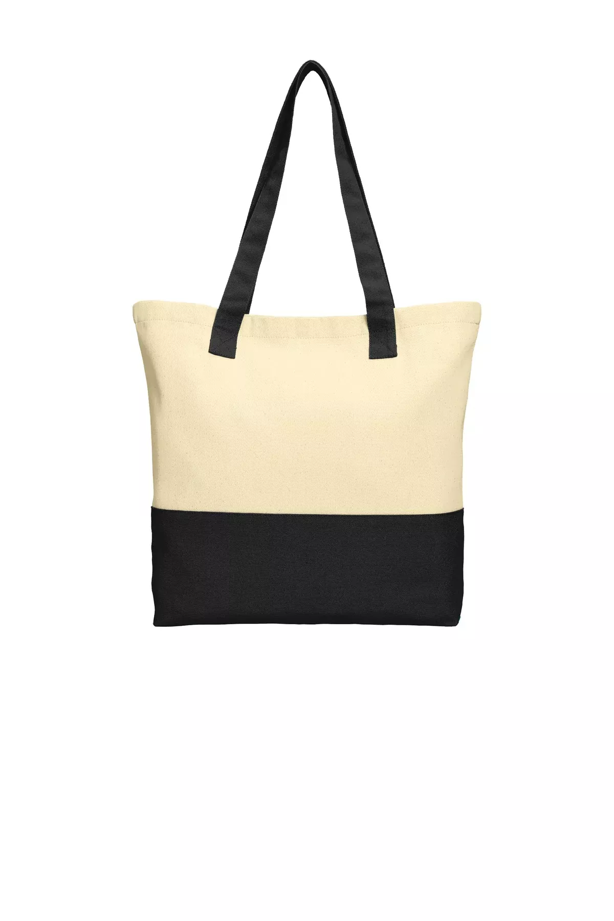 Custom Embroidery or DTF Print - Port Authority Colorblock Cotton Tote. BG414