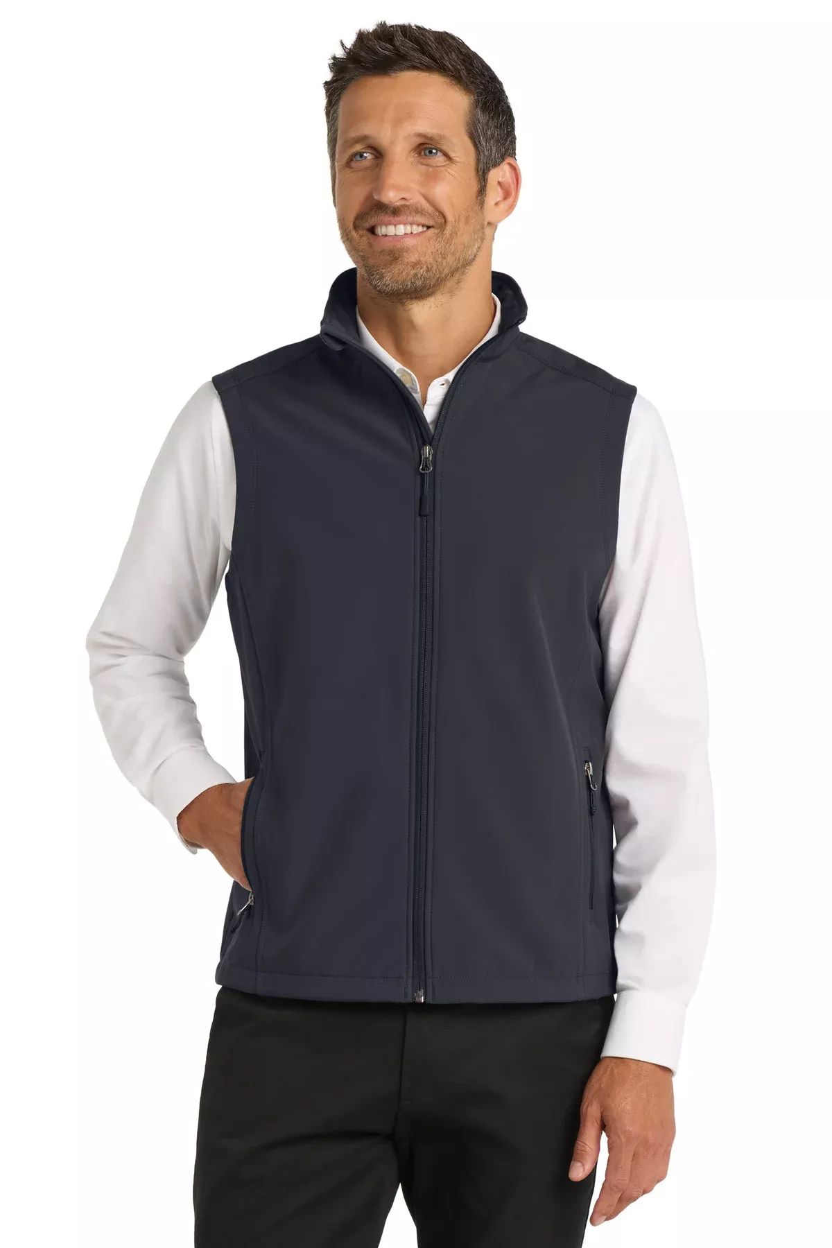 Custom Embroidery or DTF Print - Port Authority Core Soft Shell Vest. J325