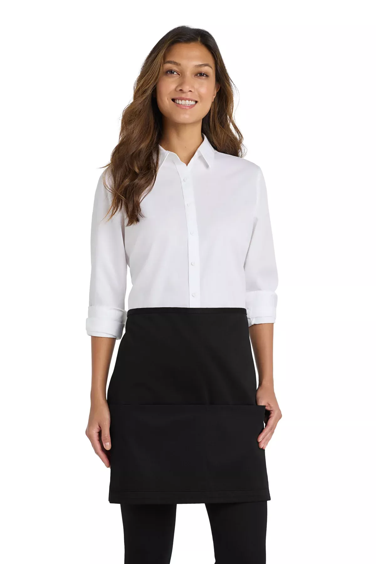 Custom Embroidery or DTF Print - Port Authority Easy Care Half Bistro Apron with Stain Release. A706