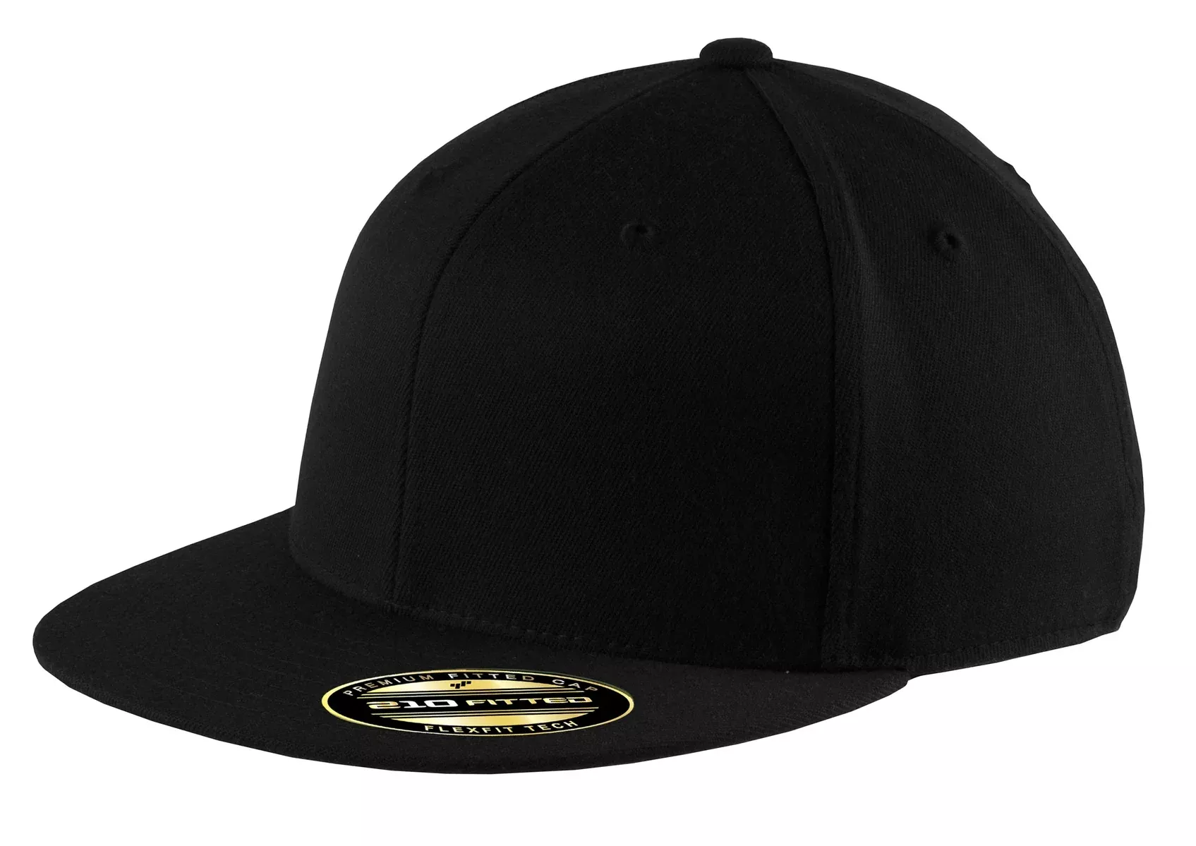 Custom Embroidery or DTF Print - Port Authority Flexfit 210 Flat Bill Cap. C808