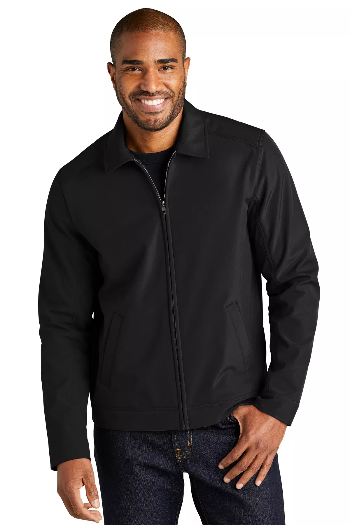 Custom Embroidery or DTF Print - Port Authority Mechanic Soft Shell Jacket J417