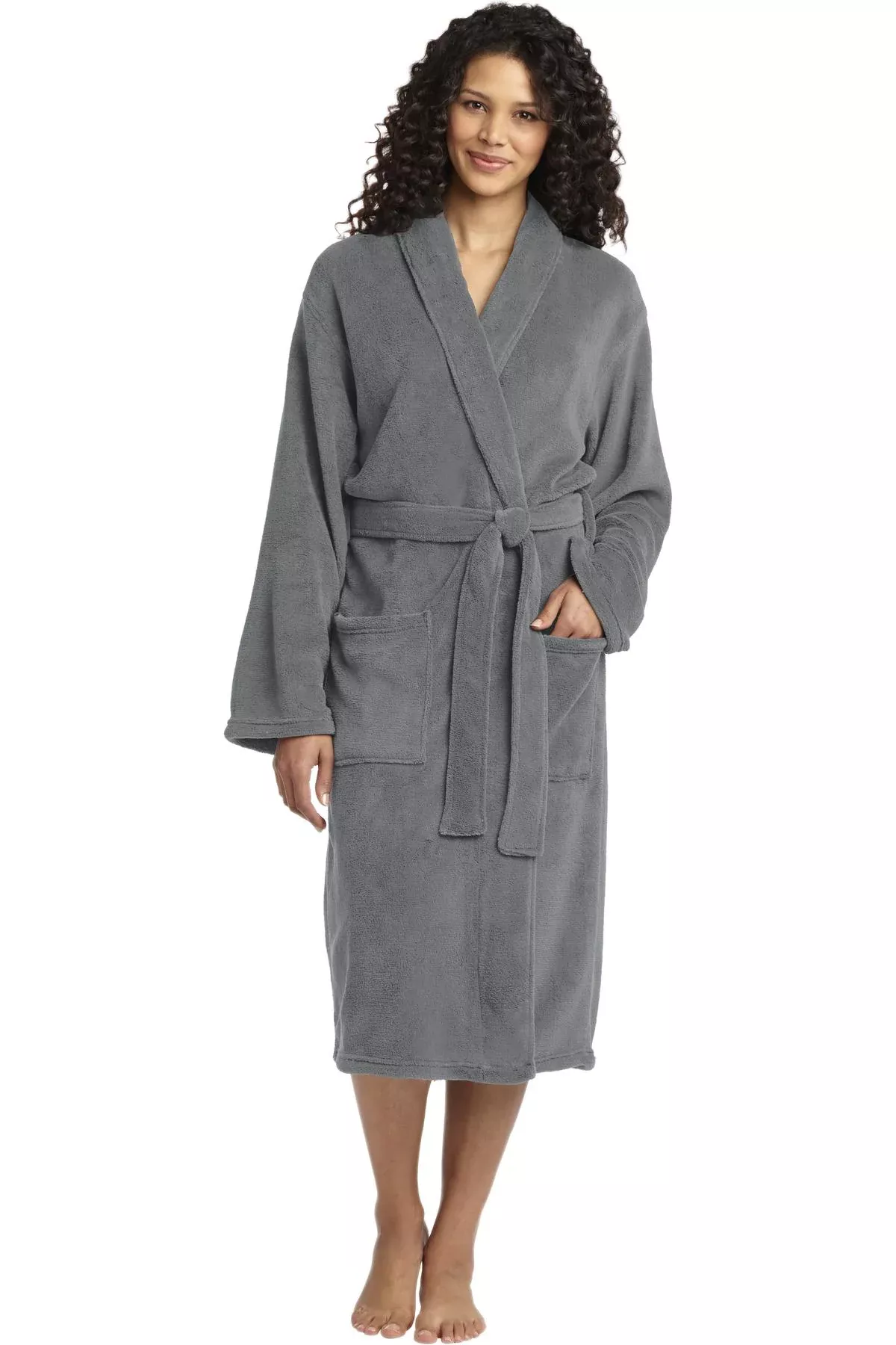 Custom Embroidery or DTF Print - Port Authority Plush Microfleece Shawl Collar Robe. R102