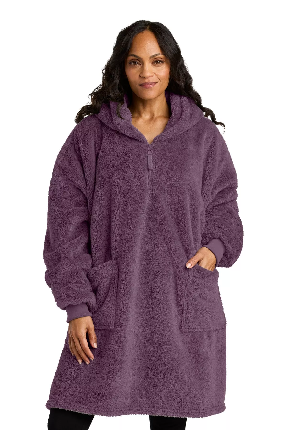 Custom Embroidery or DTF Print - Port Authority Plush Poncho BP42