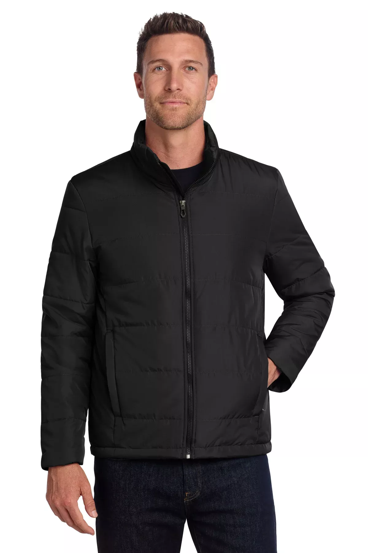 Custom Embroidery or DTF Print - Port Authority Puffer Jacket J852
