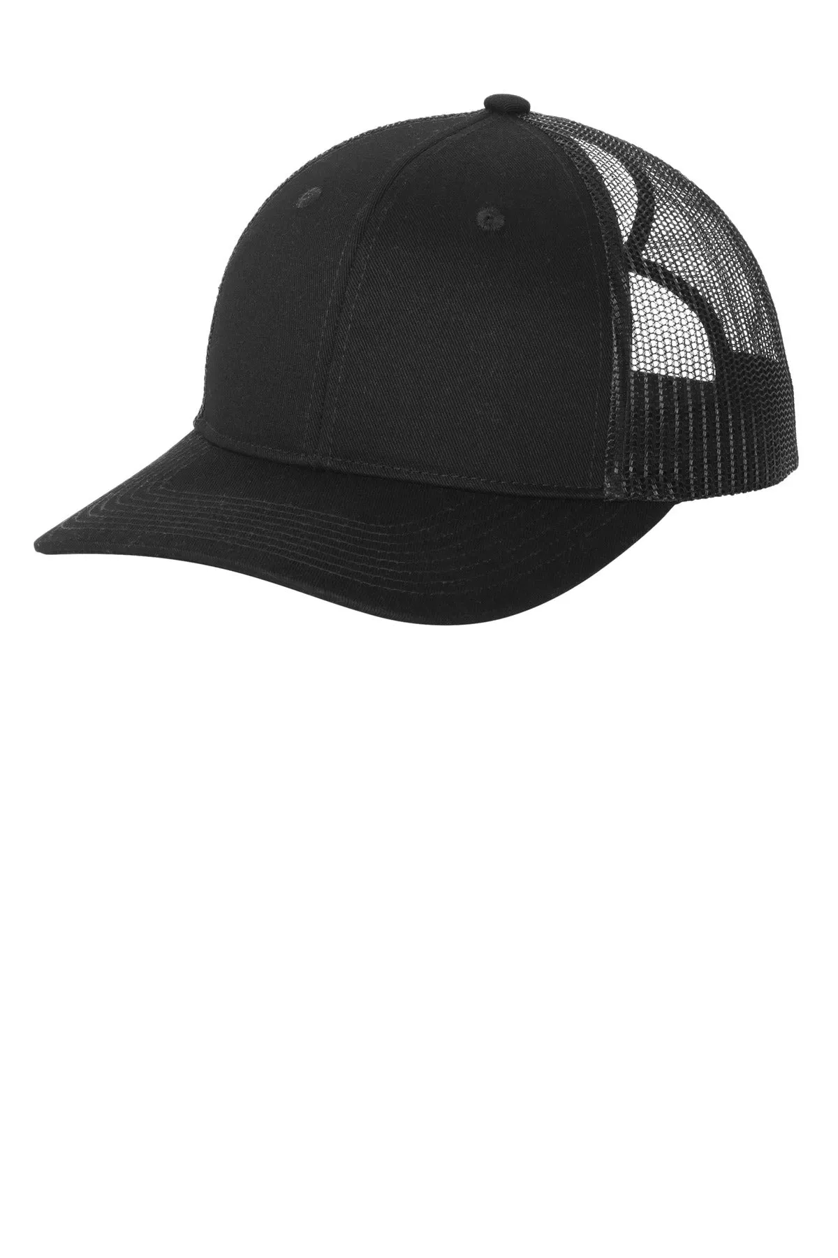 Custom Embroidery or DTF Print - Port Authority Snapback Ponytail Trucker Cap LC401