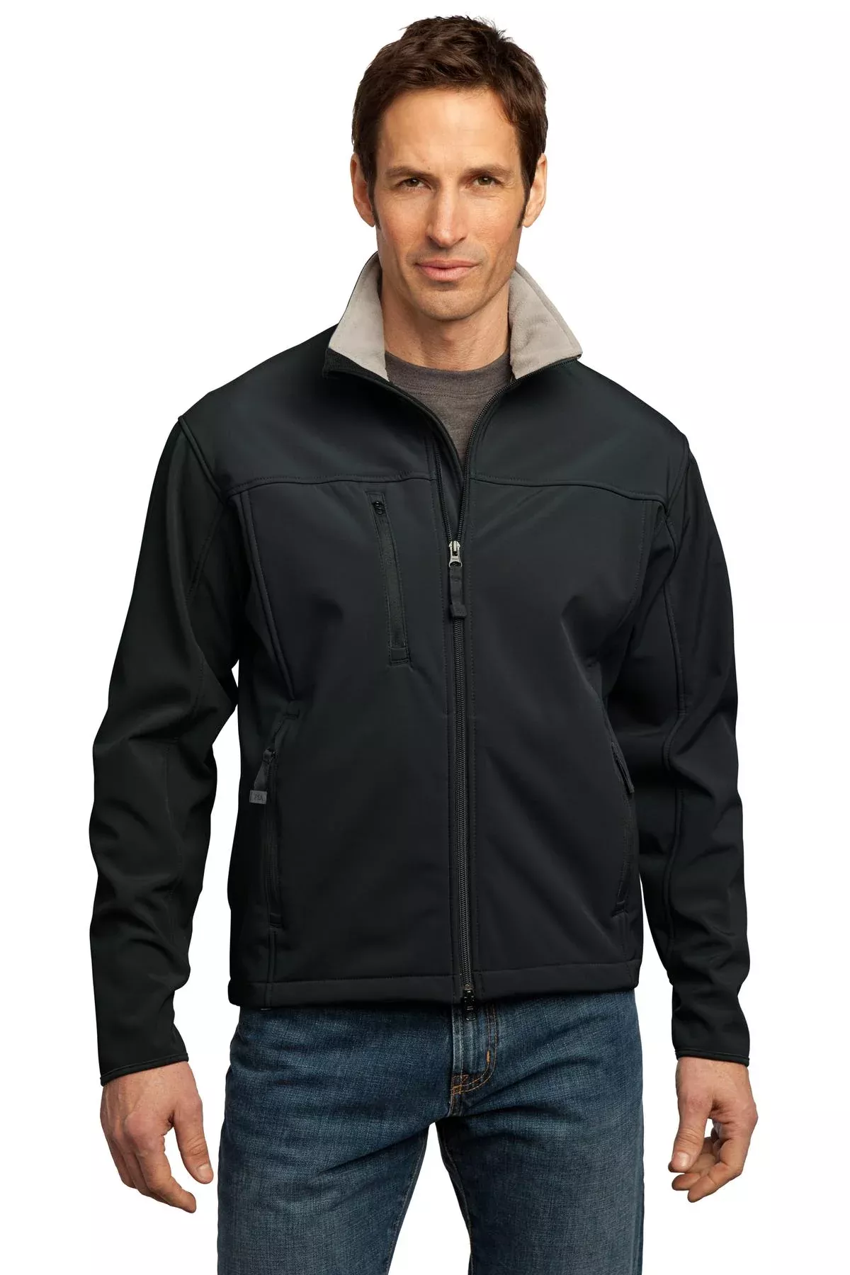Custom Embroidery or DTF Print - Port Authority Tall Glacier Soft Shell Jacket. TLJ790