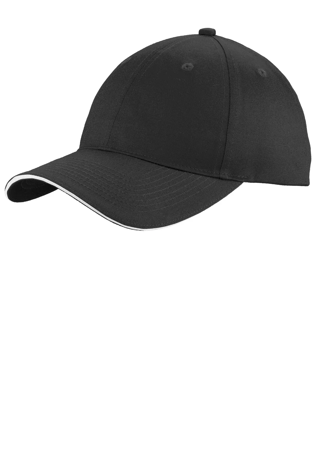 Custom Embroidery or DTF Print - Port Authority Unstructured Sandwich Bill Cap. C919