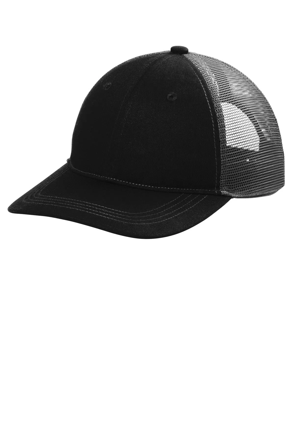 Custom Embroidery or DTF Print - Port Authority Unstructured Snapback Trucker Cap C409