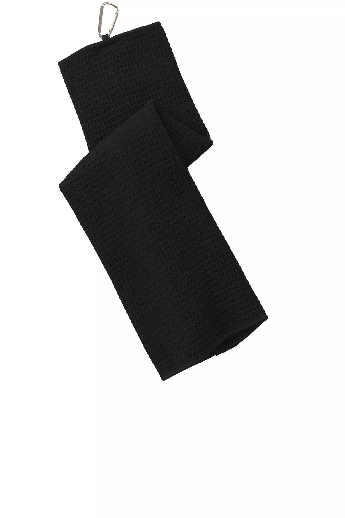 Custom Embroidery or DTF Print - Port Authority Waffle Microfiber Golf Towel. TW60