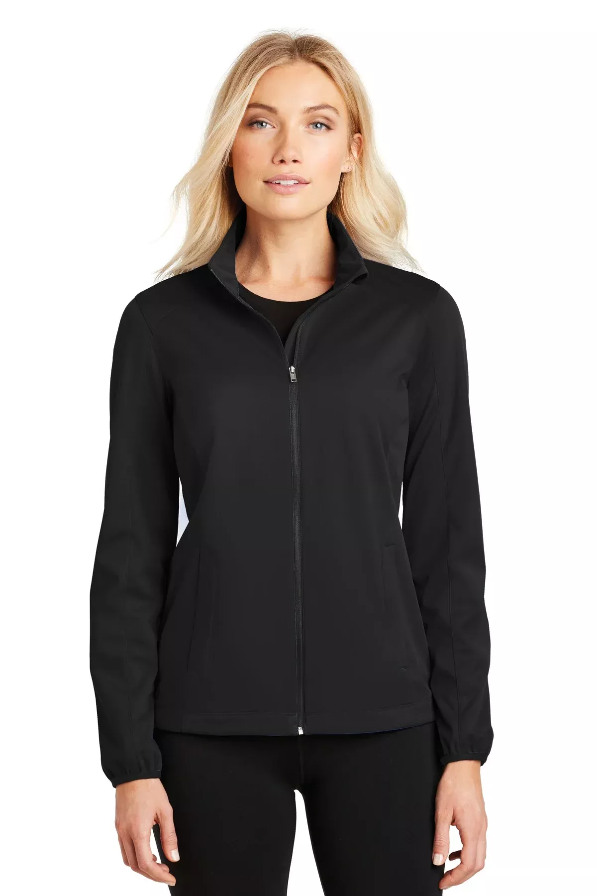 Custom Embroidery or DTF Print - Port Authority Women's Active Soft Shell Jacket. L717