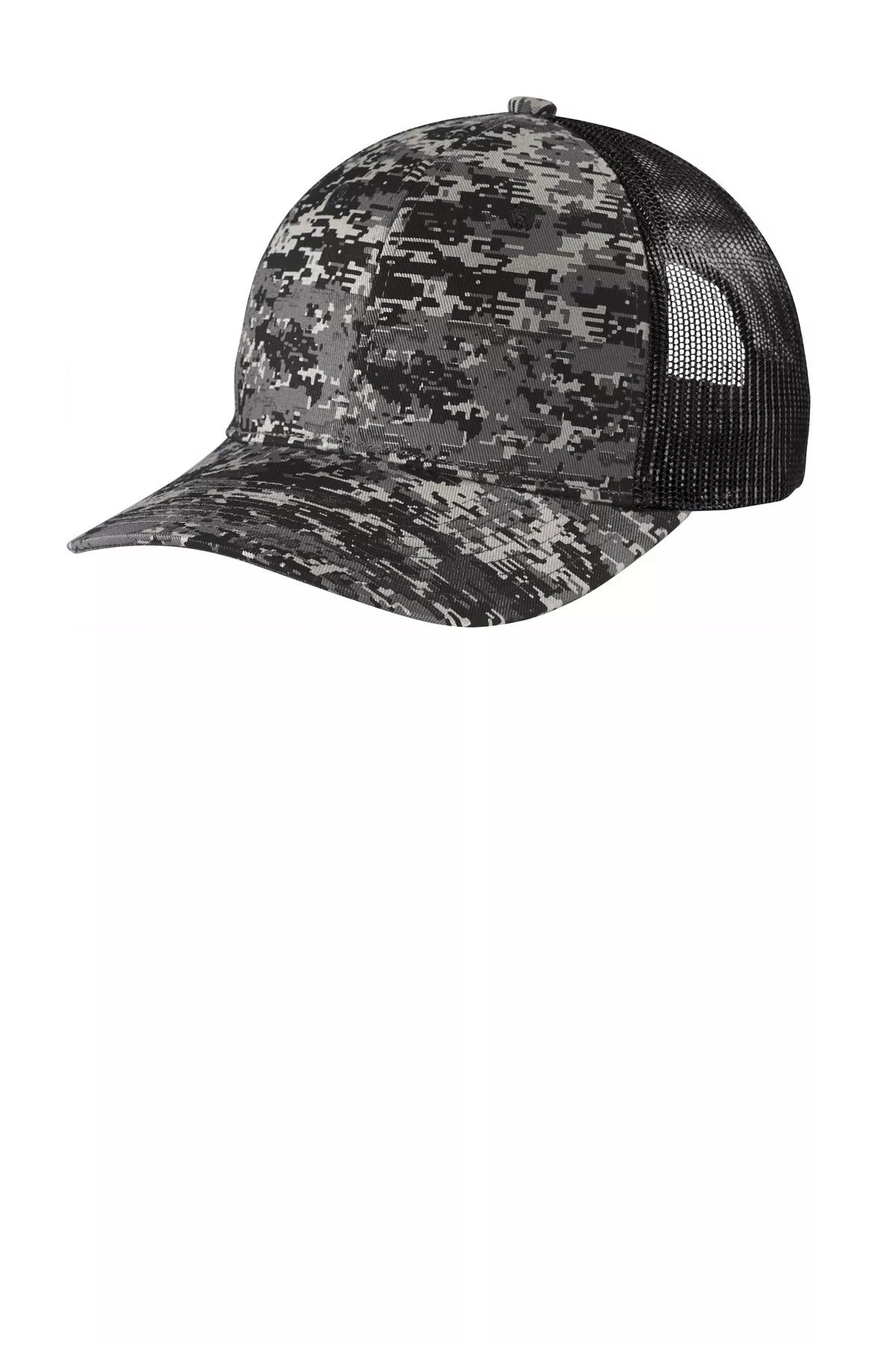 Custom Embroidery or DTF Print - Port AuthorityDigi Camo Snapback Trucker Cap C404