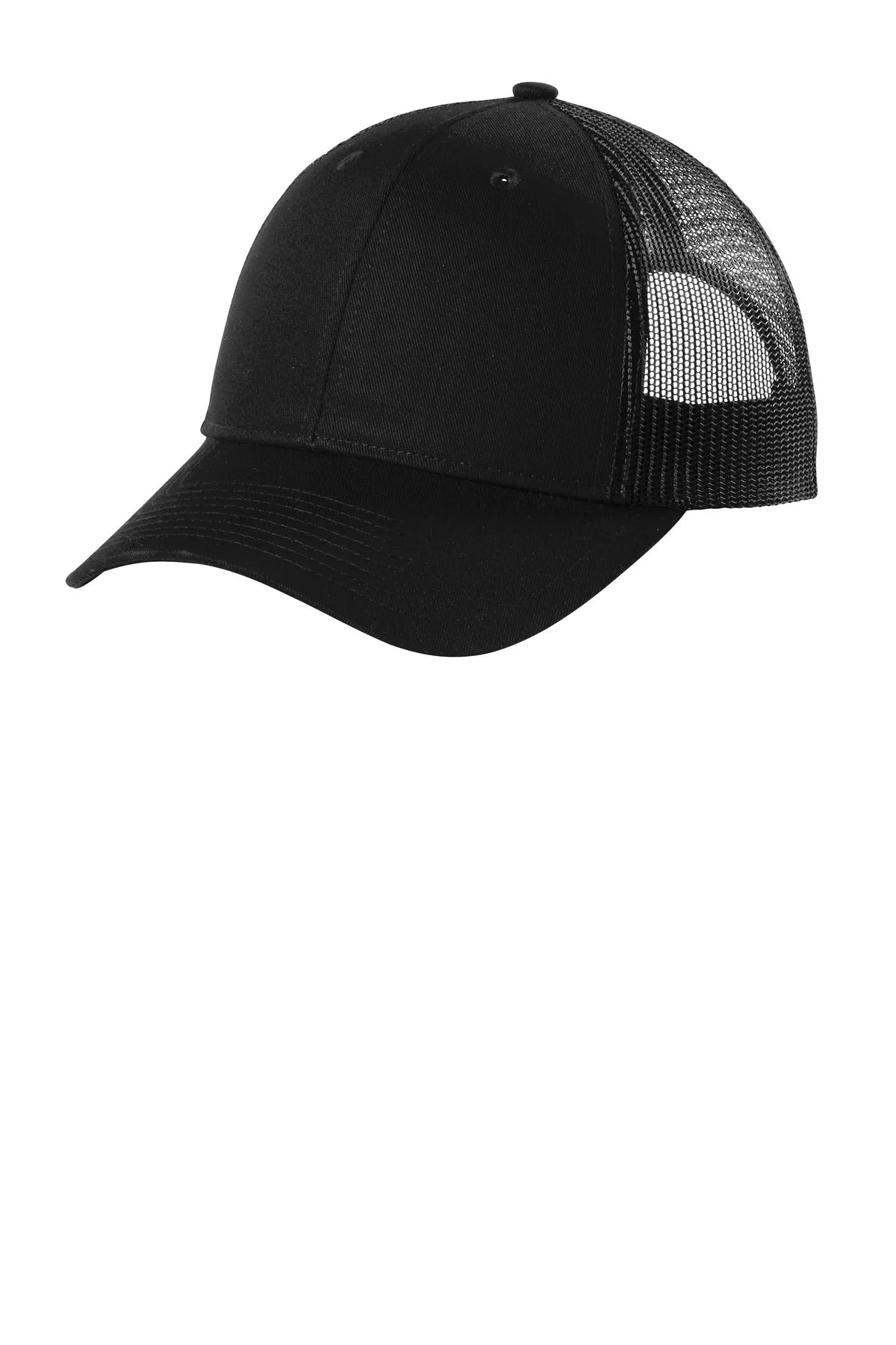 Custom Embroidery or DTF Print - Port AuthorityLow-Profile Snapback Trucker Cap C402LP