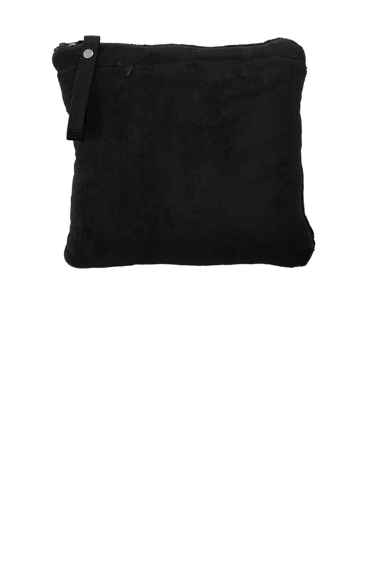 Custom Embroidery or DTF Print - Port AuthorityPackable Travel Blanket. BP75