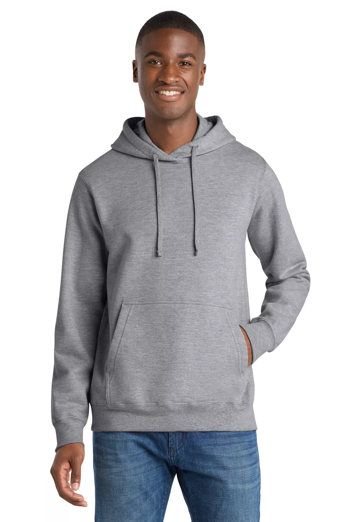 Custom Embroidery or DTF Print - Port & Co Fan Favorite Fleece Pullover Hooded Sweatshirt. PC850H