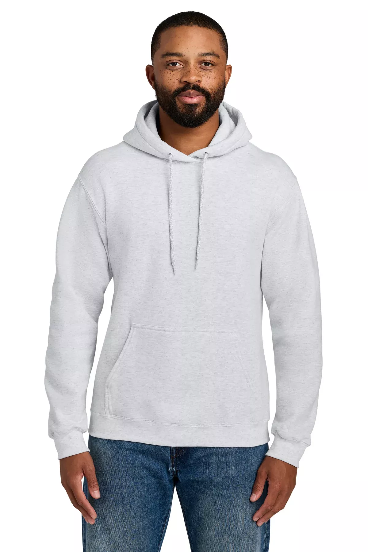 Custom Embroidery or DTF Print - Port & Co Tall Essential Fleece Pullover Hooded Sweatshirt. PC90HT