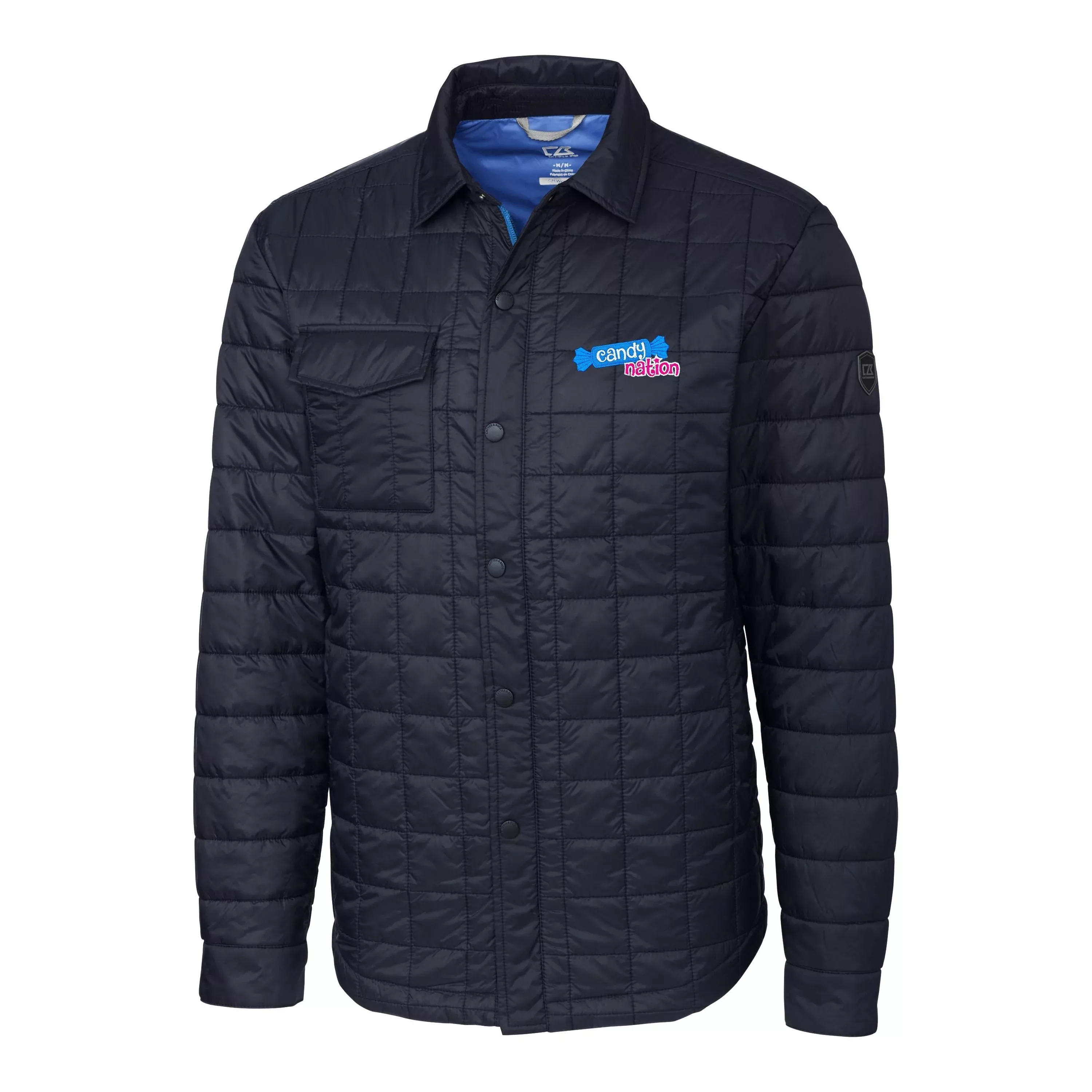Cutter & Buck Rainier PrimaLoft Eco Insulated Quilted Shirt Jacket