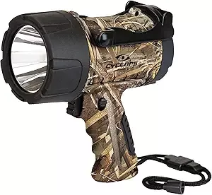 Cyclops 350 Lumens LED Tri-Mode Illumination Handheld Waterproof Realtree MAX-5 Camo Spotlight