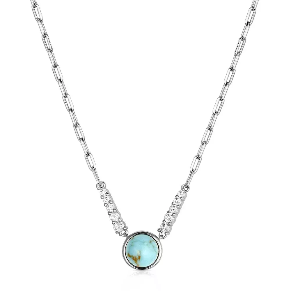 Desert Moonlight Turquoise Necklace