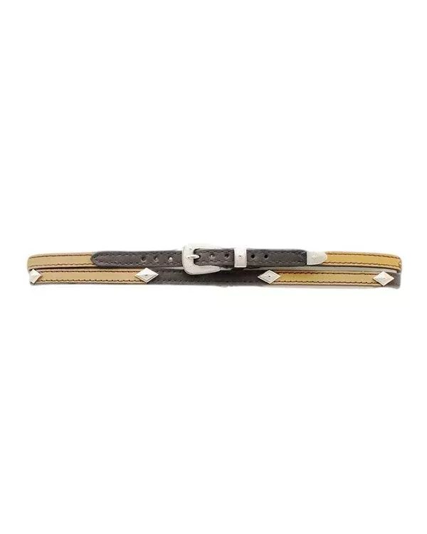 DIAMOND CONCO BK/BRN HAT BAND