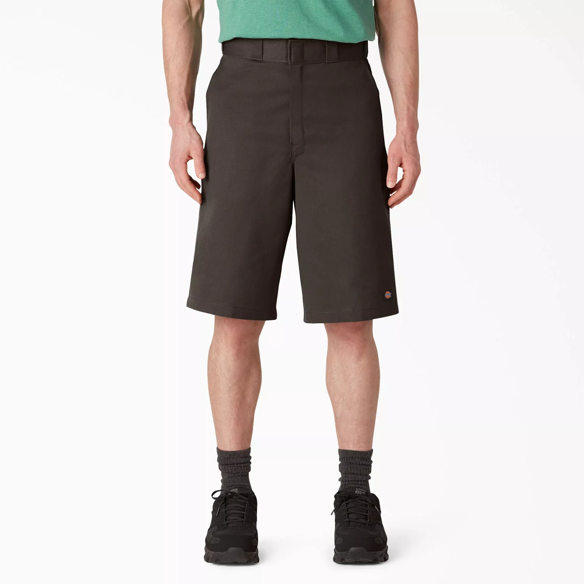 Dickies 13" Loose Fit Flat Front Work Shorts - Dark Brown (42283)