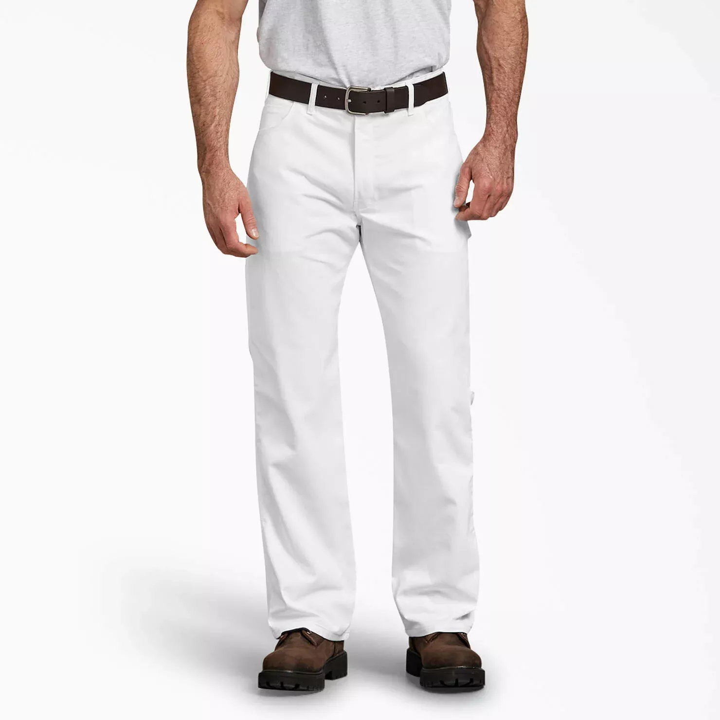Dickies FLEX Duck Canvas Utility Painter's Pants - White WP823
