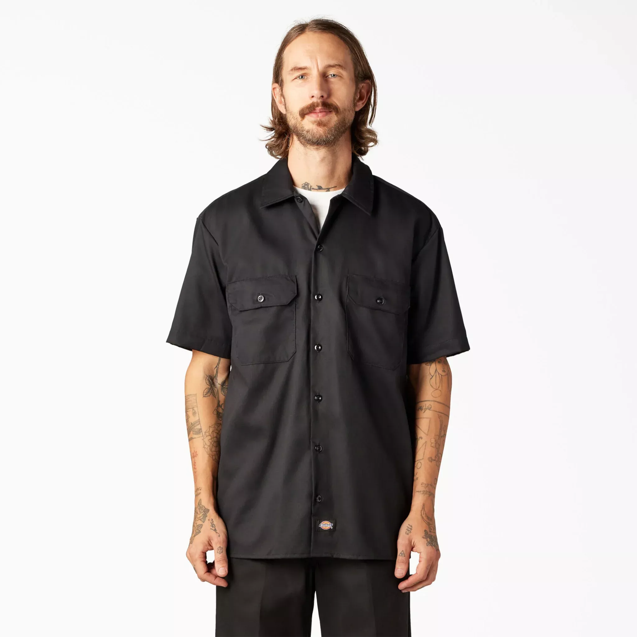 Dickies FLEX Relaxed Fit Short Sleeve Work Shirt -A875G