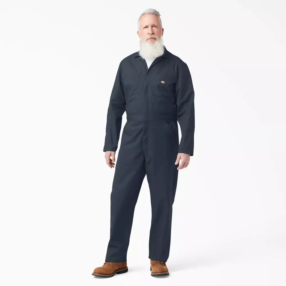 Dickies MENS L/S FLEX COVERALL -Dark Navy D48611