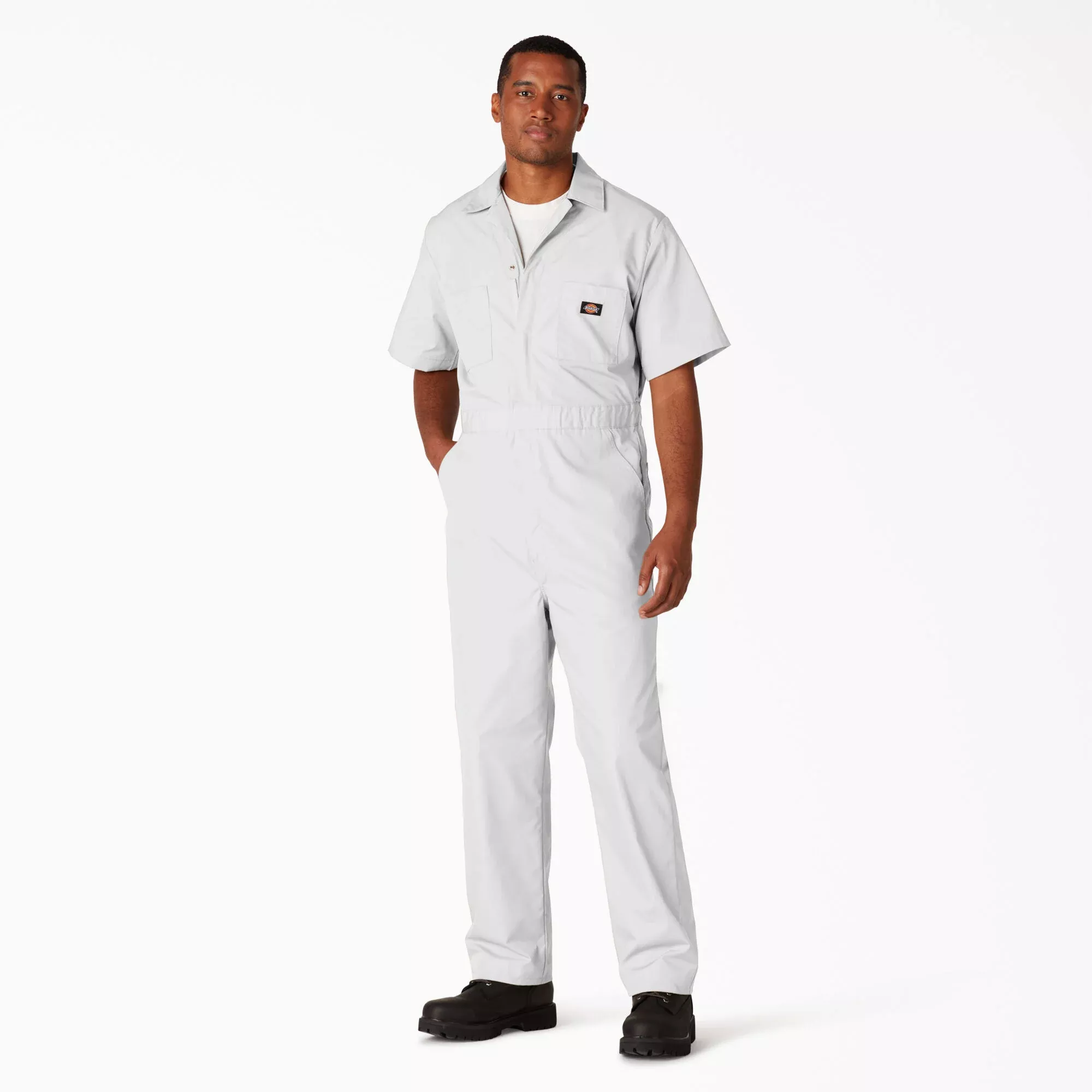 Dickies Short Sleeve Coveralls - White D33999