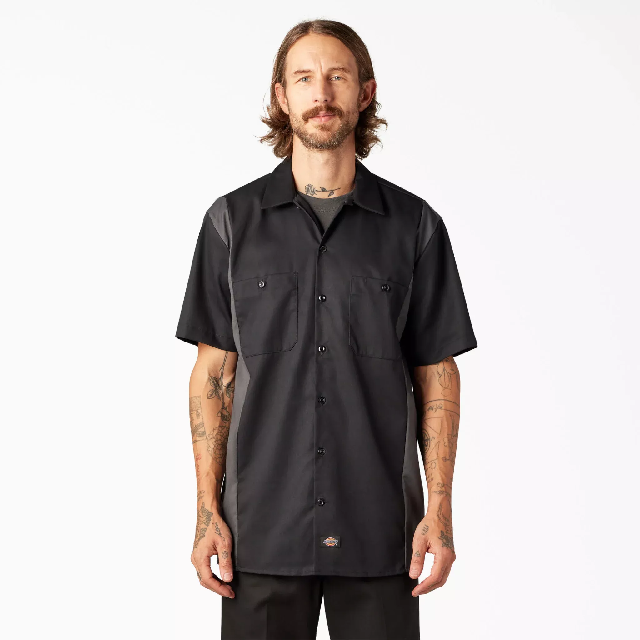 Dickies Two-Tone Short Sleeve Work Shirt (WS508)