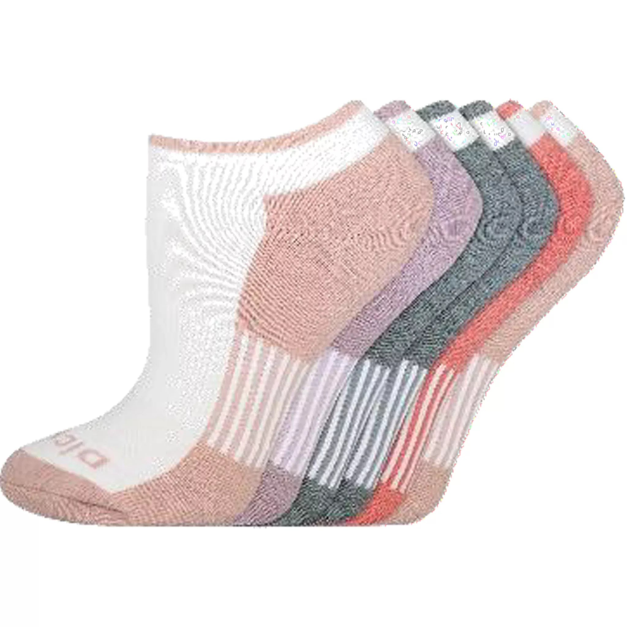Dickies Women's 6 Packs Dri-Tech Moisture No Show Socks, Sizes 6-9 I64001