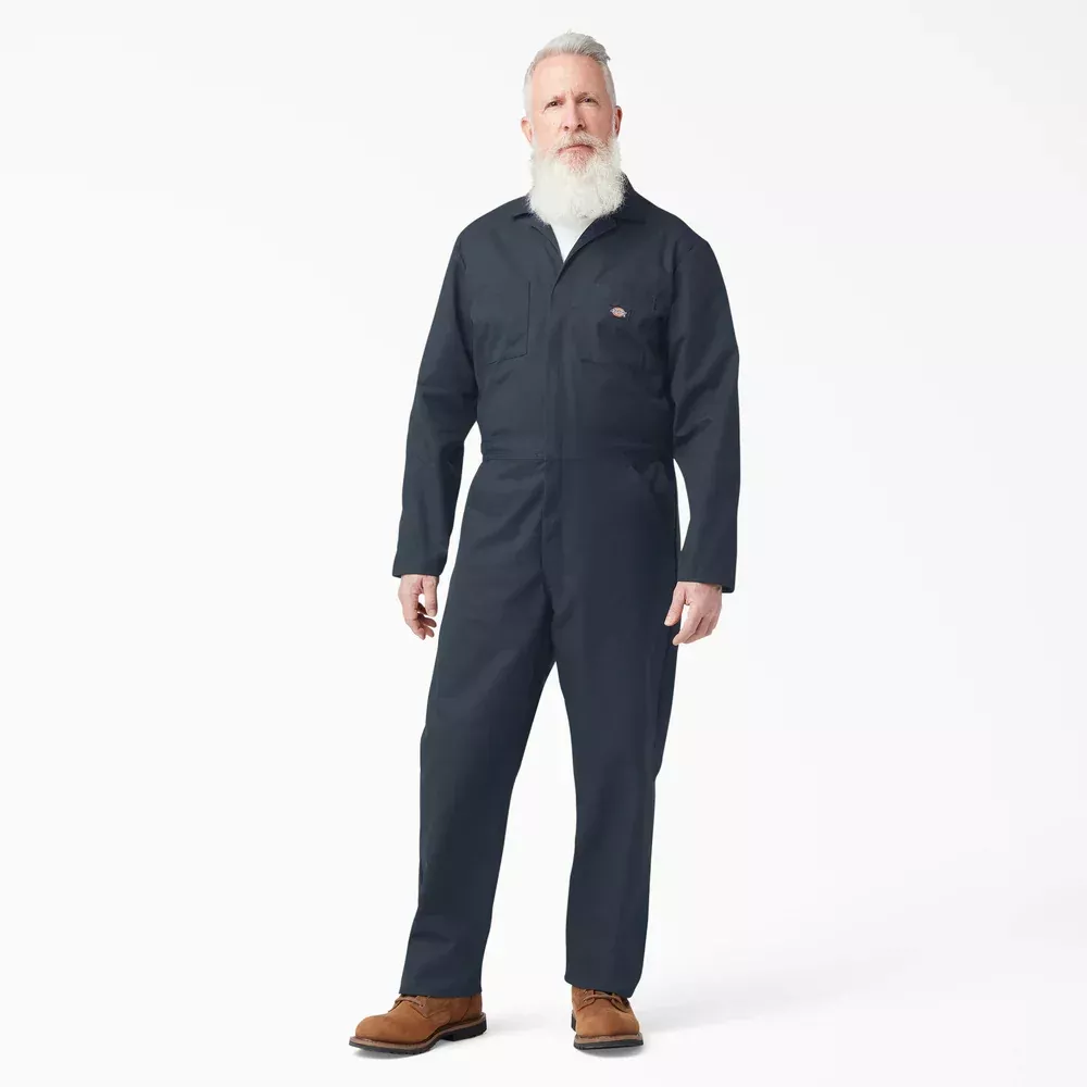 DickiesMENS L/S BASIC TWILL COVERALL- Dark Navy 48611