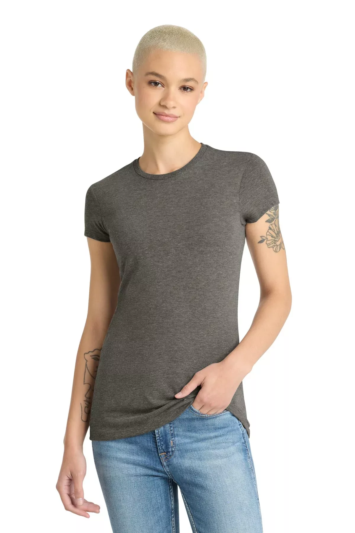 District DT155 Women's Fitted Perfect TriTee