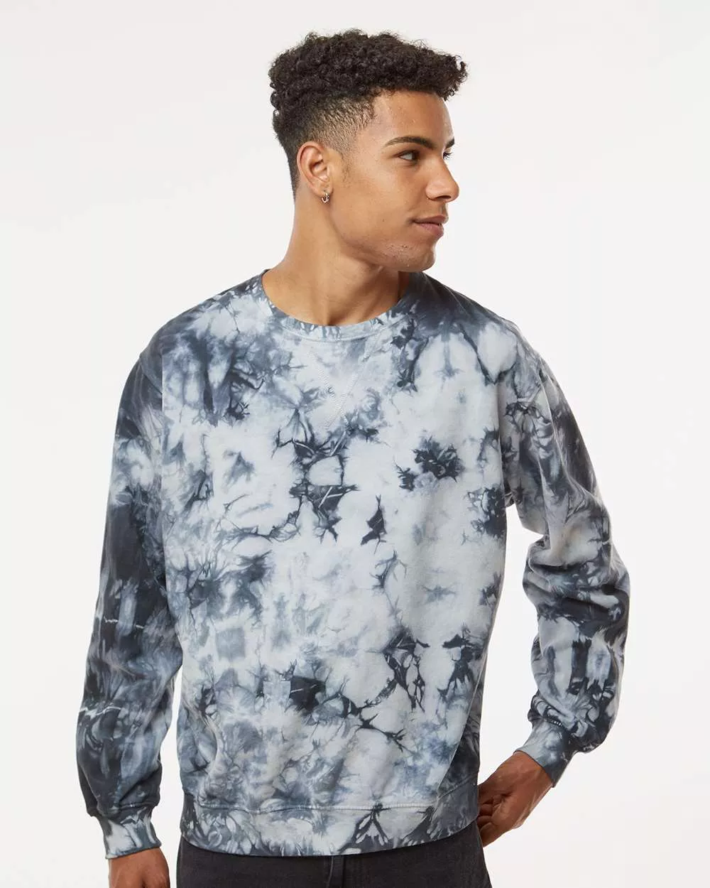 Dyenomite Blended Tie-Dyed Crewneck Sweatshirt